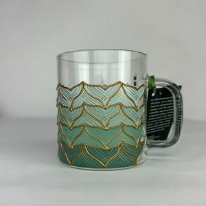 Starbucks 50th Anniversary Glass Mug 12 oz